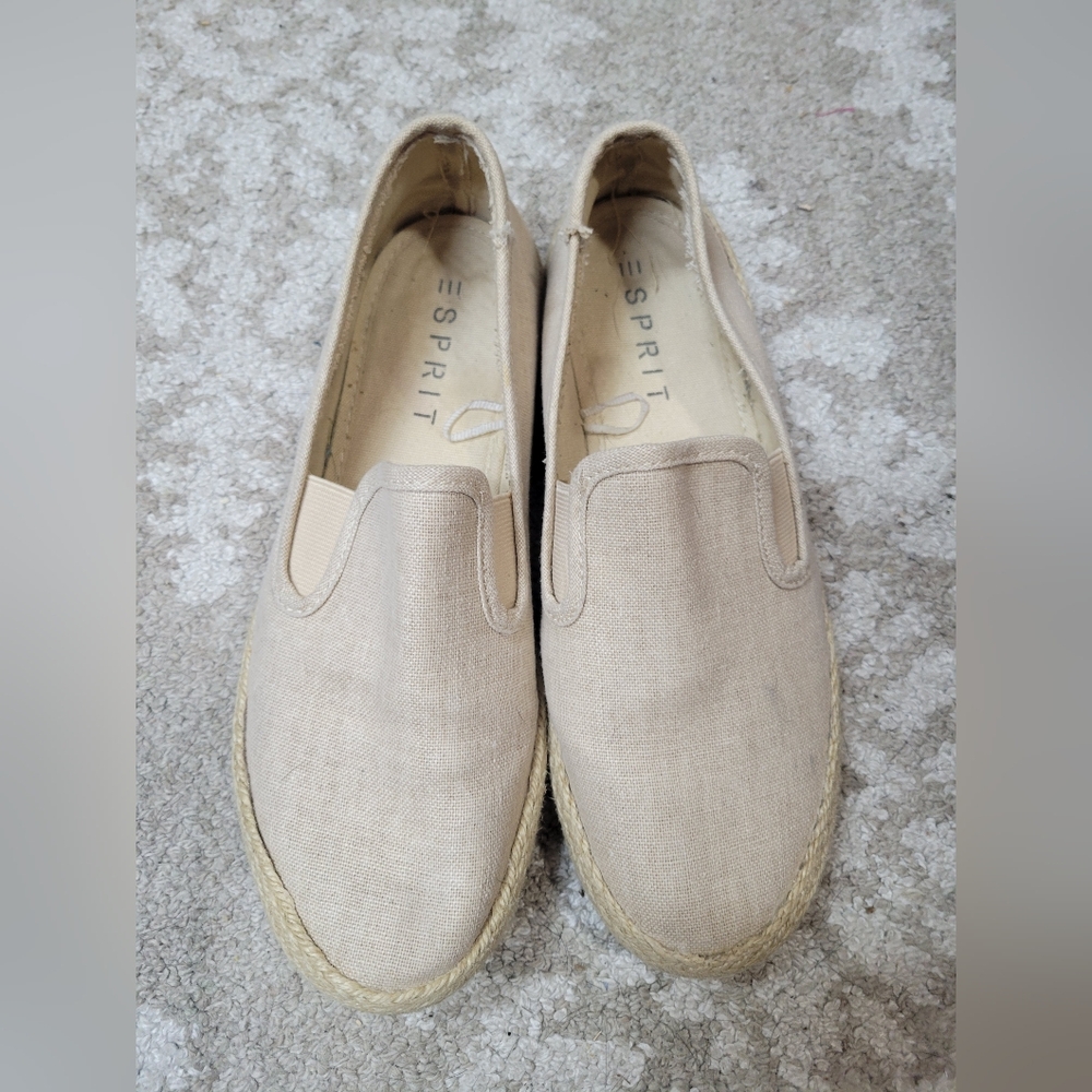 Esprit Light Tan Slip-On Shoes
